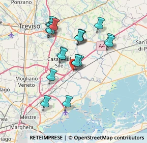 Mappa Piazza Porta Alti Nabt E, 30020 Quarto d'Altino VE, Italia (6.70833)