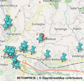 Mappa Via Roma, 13845 Ronco Biellese BI, Italia (2.9205)