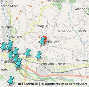 Mappa Via Roma, 13845 Ronco Biellese BI, Italia (3.05538)