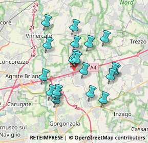 Mappa Largo J. F. Kennedy, 20873 Cavenago di Brianza MB, Italia (3.1775)