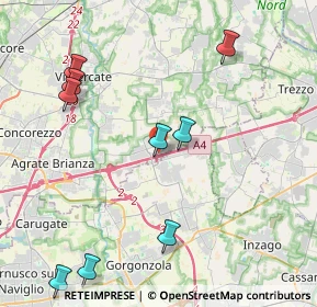 Mappa Largo Kennedy, 20873 Cavenago di Brianza MB, Italia (5.95923)