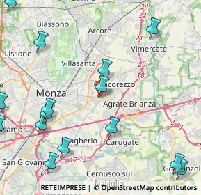 Mappa Via Cascina Malcantone, 20863 Concorezzo MB, Italia (5.83533)