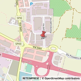 Mappa Via dell'Industria, 34, 25030 Erbusco, Brescia (Lombardia)