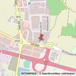 Mappa Via dell'Industria, 2, 25030 Erbusco, Brescia (Lombardia)