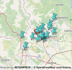 Mappa Via Bocchi, 13814 Pollone BI, Italia (9.05813)