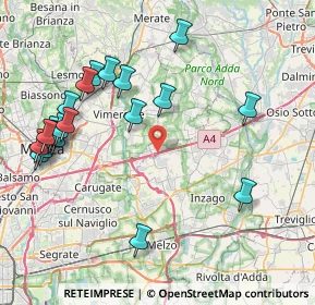 Mappa Via del Luisetto, 20873 Cavenago di Brianza MB, Italia (9.3335)