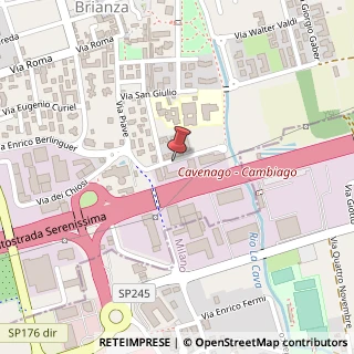 Mappa Via del Luisetto, 6, 20873 Cavenago di Brianza, Monza e Brianza (Lombardia)