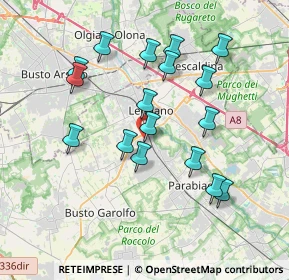 Mappa Via XX Settembre, 20034 San Giorgio su Legnano MI, Italia (3.53235)