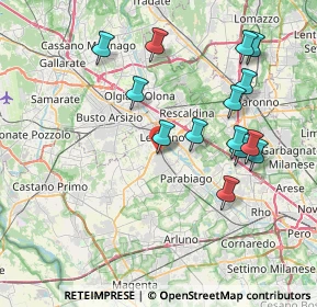 Mappa Via XX Settembre, 20034 San Giorgio su Legnano MI, Italia (7.80429)