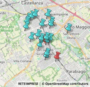 Mappa Via XX Settembre, 20034 San Giorgio su Legnano MI, Italia (1.4015)