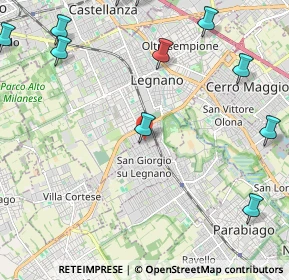 Mappa Via XX Settembre, 20034 San Giorgio su Legnano MI, Italia (3.125)