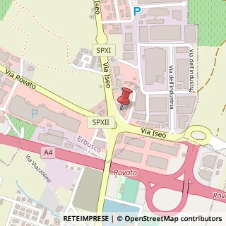 Mappa Via Iseo, 26, 25030 Erbusco, Brescia (Lombardia)