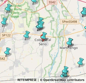 Mappa Piazza Vittorio Emanuele II, 24055 Cologno Al Serio BG, Italia (5.7355)