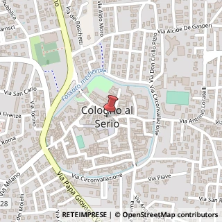 Mappa Piazza Vittorio Emanuele II, 1, 24055 Cologno al Serio, Bergamo (Lombardia)