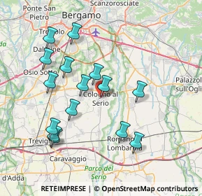 Mappa Piazza Vittorio Emanuele II, 24055 Cologno Al Serio BG, Italia (7.416)