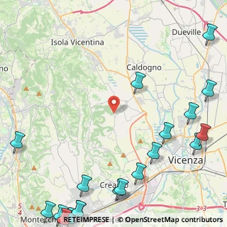 Mappa Via Polo M., 36030 Costabissara VI, Italia (7.2475)