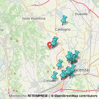 Mappa Via Polo M., 36030 Costabissara VI, Italia (4.46765)