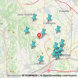 Mappa Via Polo M., 36030 Costabissara VI, Italia (4.34786)