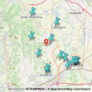 Mappa Via Polo M., 36030 Costabissara VI, Italia (4.75571)