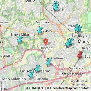 Mappa Piazza Santa Croce, 20835 Muggiò MB, Italia (2.71167)