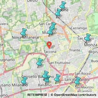 Mappa Piazza Santa Croce, 20835 Muggiò MB, Italia (2.79583)