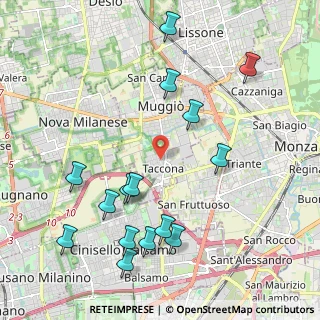 Mappa Piazza Santa Croce, 20835 Muggiò MB, Italia (2.37067)