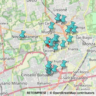 Mappa Piazza Santa Croce, 20835 Muggiò MB, Italia (1.7545)