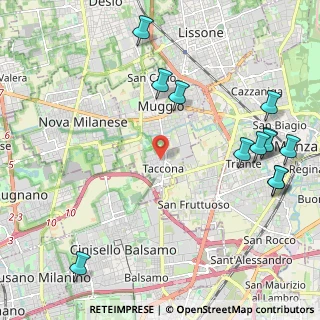 Mappa Piazza Santa Croce, 20835 Muggiò MB, Italia (2.7275)