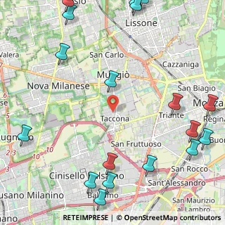 Mappa Piazza Santa Croce, 20835 Muggiò MB, Italia (3.23667)