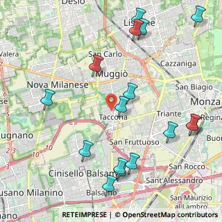 Mappa Piazza Santa Croce, 20835 Muggiò MB, Italia (2.56938)