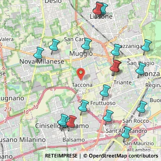 Mappa Piazza Santa Croce, 20835 Muggiò MB, Italia (2.67579)