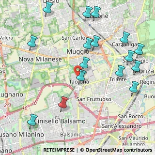 Mappa Piazza Santa Croce, 20835 Muggiò MB, Italia (2.55)