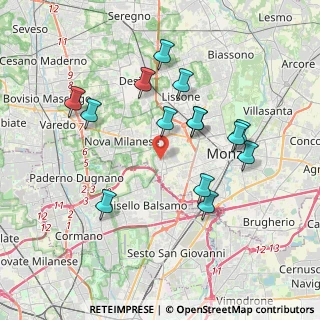 Mappa Piazza Santa Croce, 20835 Muggiò MB, Italia (3.60143)