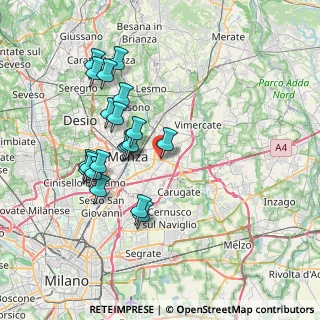 Mappa Via Monza, 20863 Monza MB, Italia (7.06)