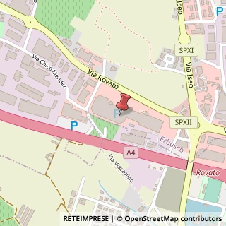 Mappa Via Rovato, 44, 25030 Erbusco, Brescia (Lombardia)