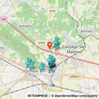 Mappa Via Rovato Centro commerciale le Porte Franche a, 25030 Erbusco BS, Italia (1.64)