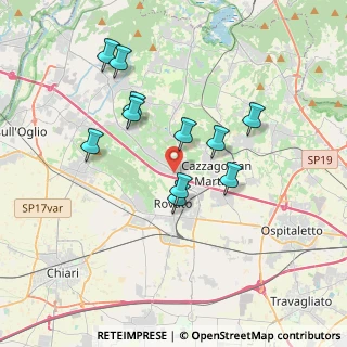 Mappa Via Rovato Centro commerciale le Porte Franche a, 25030 Erbusco BS, Italia (3.25909)