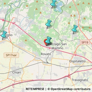 Mappa Via Rovato Centro commerciale le Porte Franche a, 25030 Erbusco BS, Italia (6.44636)