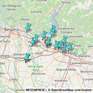 Mappa Via Rovato Centro commerciale le Porte Franche a, 25030 Erbusco BS, Italia (10.53067)