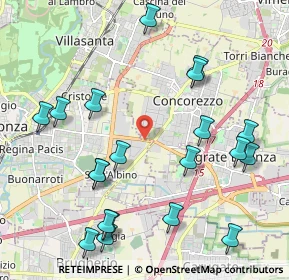 Mappa Cascina Malcantone-Brambilla, 20863 Concorezzo MB, Italia (2.4165)
