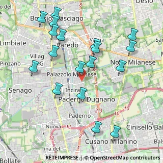 Mappa Via Carlo Maria Maggi, 20037 Paderno Dugnano MI, Italia (2.26667)