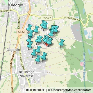 Mappa Strada dei Termini, 28047 Oleggio NO, Italia (0.63333)