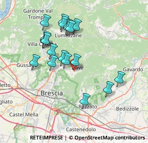 Mappa Via San Francesco, 25075 Nave BS, Italia (7.07421)