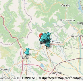 Mappa Strada Cantone Bonino, 13900 Biella BI, Italia (4.82909)