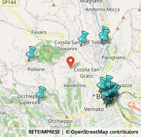 Mappa Strada Cantone Bonino, 13900 Biella BI, Italia (2.46421)