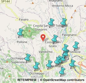 Mappa Strada Cantone Bonino, 13900 Biella BI, Italia (2.45667)