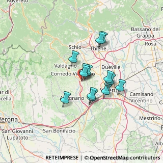 Mappa Via Europa, 36070 Castelgomberto VI, Italia (9.69923)