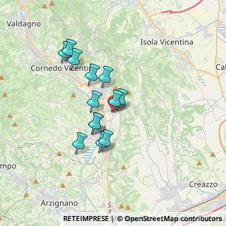 Mappa Via Europa, 36070 Castelgomberto VI, Italia (2.84692)