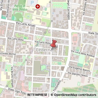 Mappa Via A. Cederna, 44c, 20900 Monza, Monza e Brianza (Lombardia)