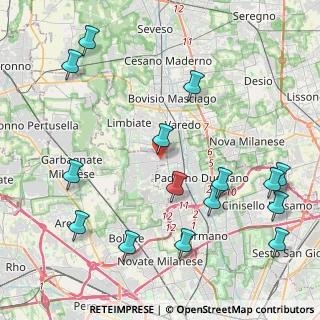Mappa Via Guglielmo Marconi, 20030 Senago MI, Italia (5.18133)
